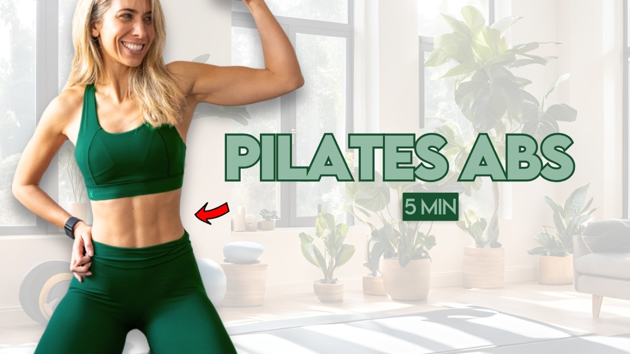 5-Minute Deep Core Pilates Workout for Toned Abs