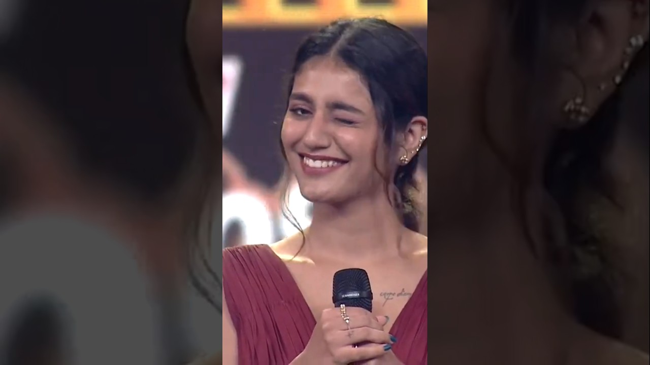 Priya Varrier's Iconic Eye Wink Goes Viral! π