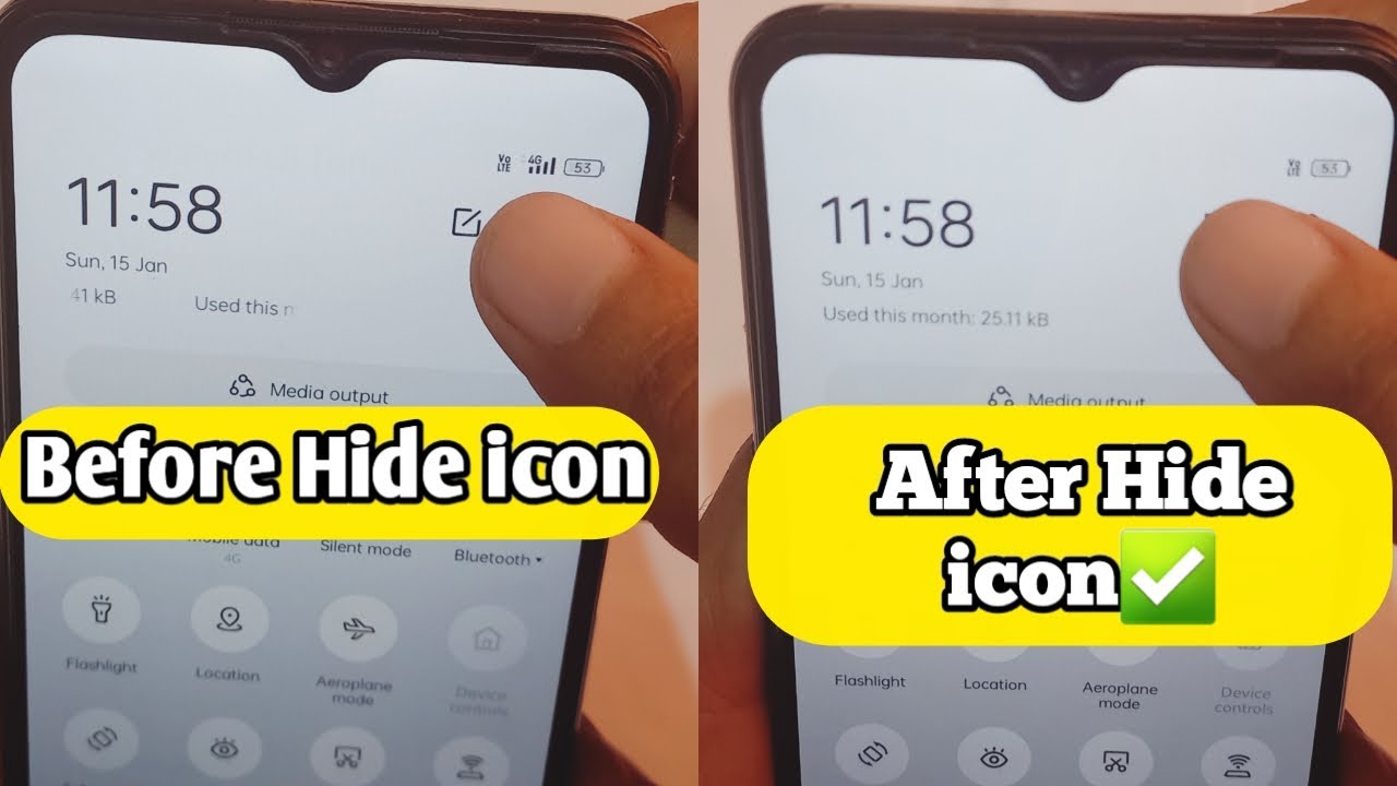 Easily Hide Mobile Data Icon on Your Android Status Bar 📱