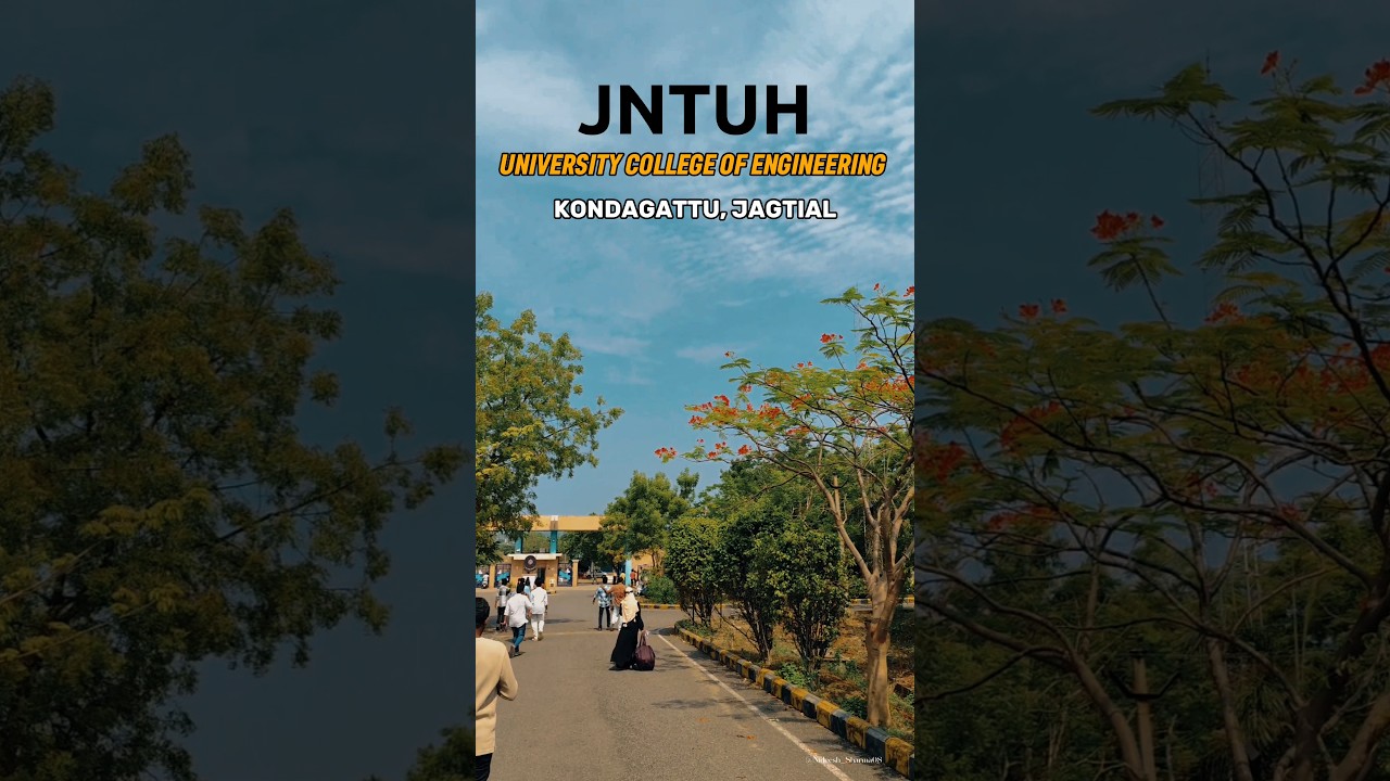 JNTU Kondagattu Autonomous Campus and Administrative Block Overview