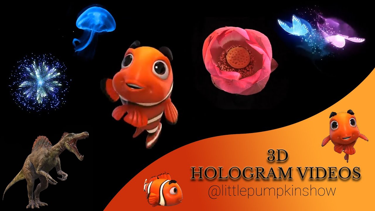 Create Stunning 3D Hologram Videos on Black Screen | Arjun Creation by Little Pumpkin Show 🎥