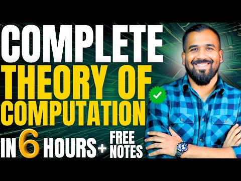 Complete TOC Theory Of Computation in One Shot (6 Hours) | In Hindi