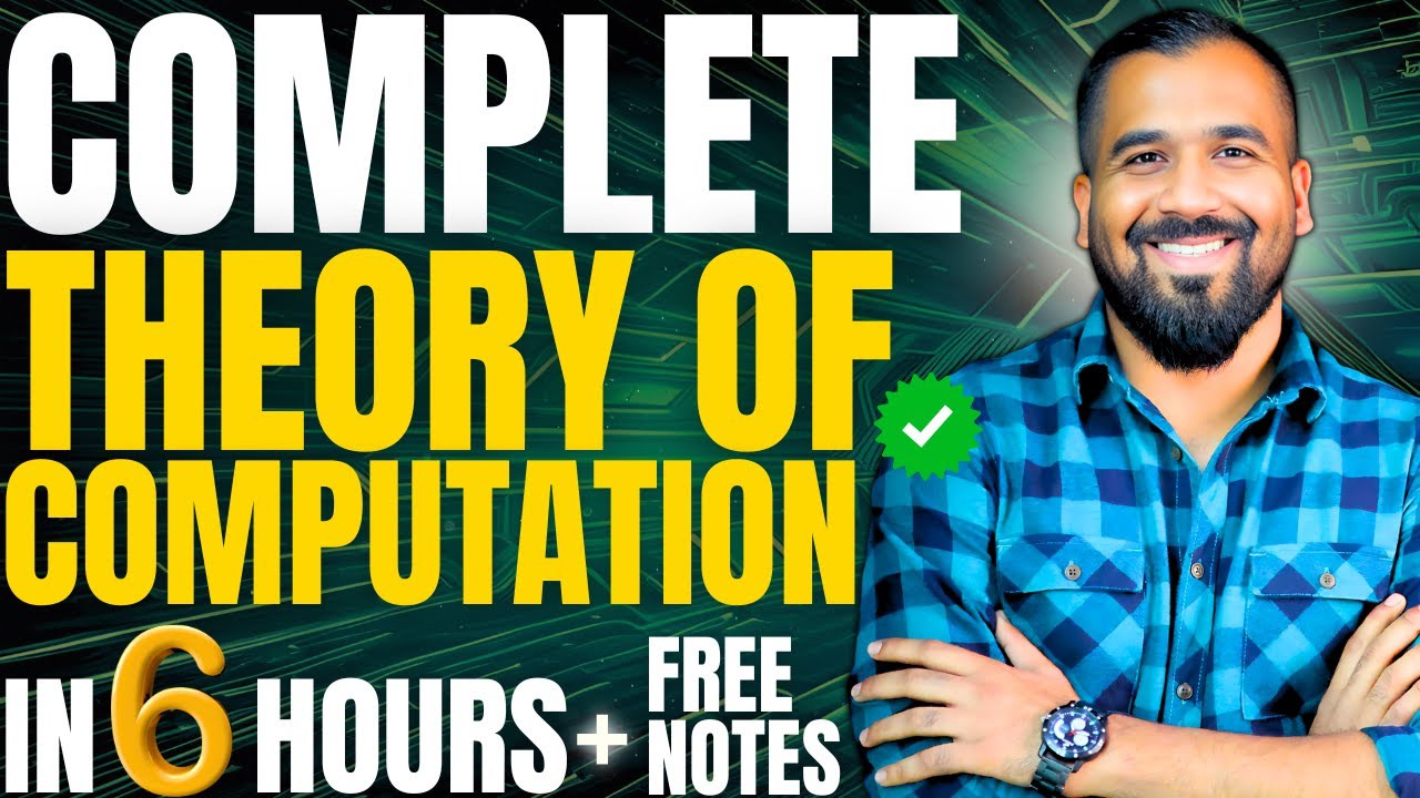 Complete TOC Theory of Computation in 6 Hours | Hindi Crash Course 📚
