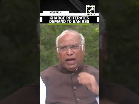 Congress Chief Malikarjun Kharge reiterates demand to ban RSS citing Vallabhbhai Patel