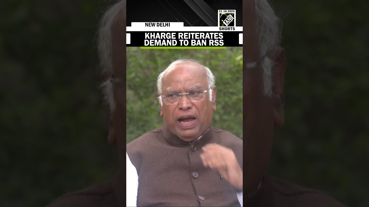 Malikarjun Kharge Calls for Ban on RSS, Cites Vallabhbhai Patel’s Legacy 🛡️