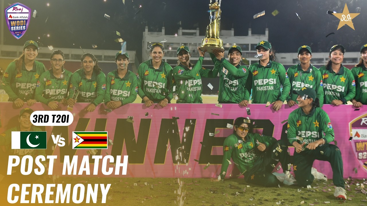 Pakistan Women vs Zimbabwe Women Post Match Ceremony π