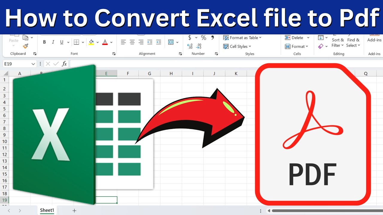 Guide to Converting Excel Files to PDF