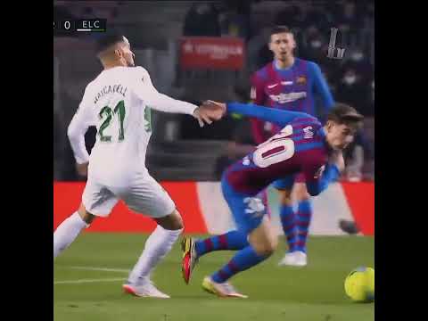 Gavi goal vs Elche 🔥 #barcelona #messi #gavi #cristianoronaldo