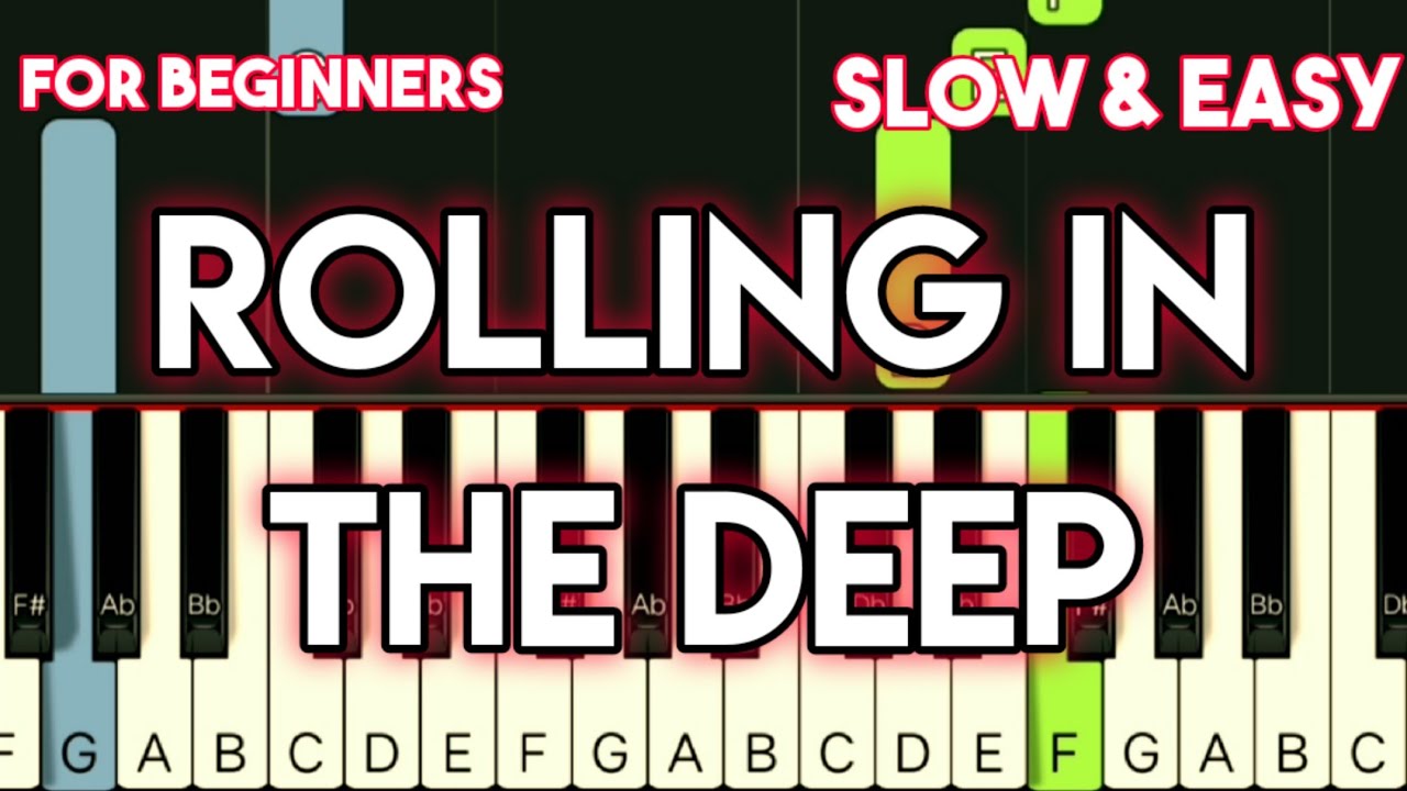 Adele - Rolling in the Deep | Easy Piano Tutorial 🎹