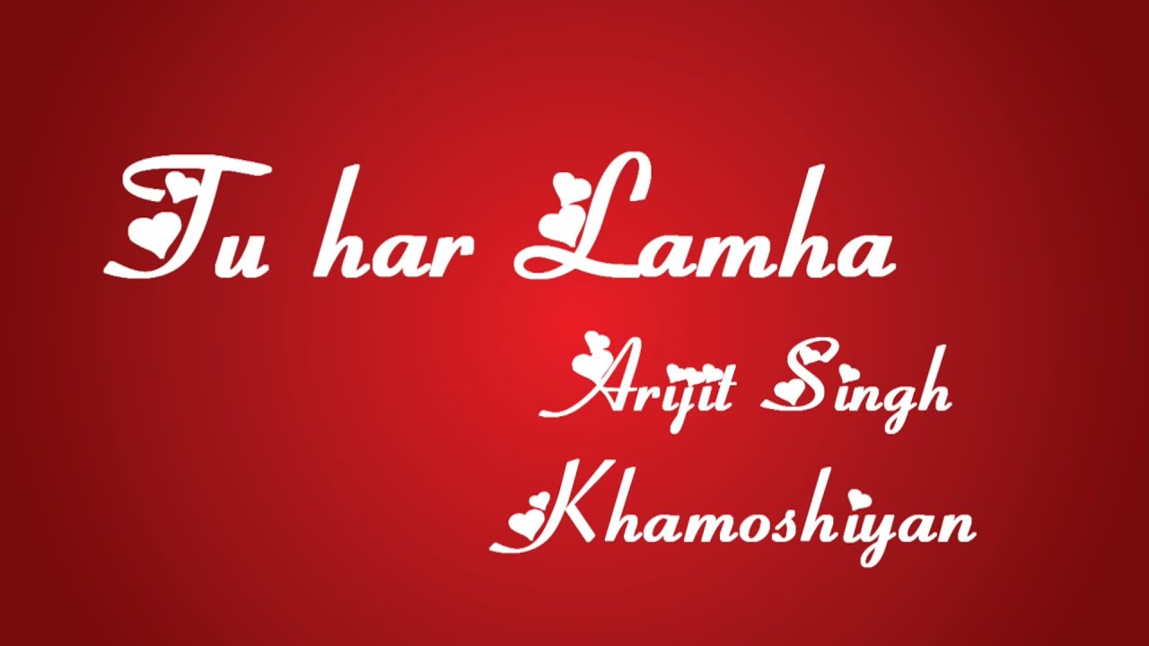 Tu Har Lamha - Arijit Singh | Typography Cover πΆ