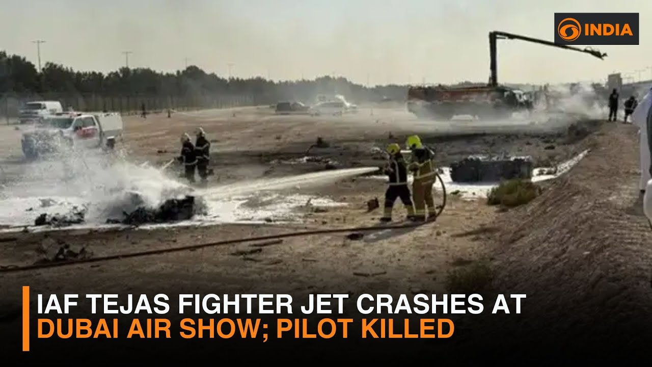 Tejas Jet Crashes at Dubai Air Show, Pilot Killed ✈️