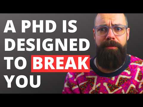PhD Students: The System Wants You To Fail. Here's The Evidence