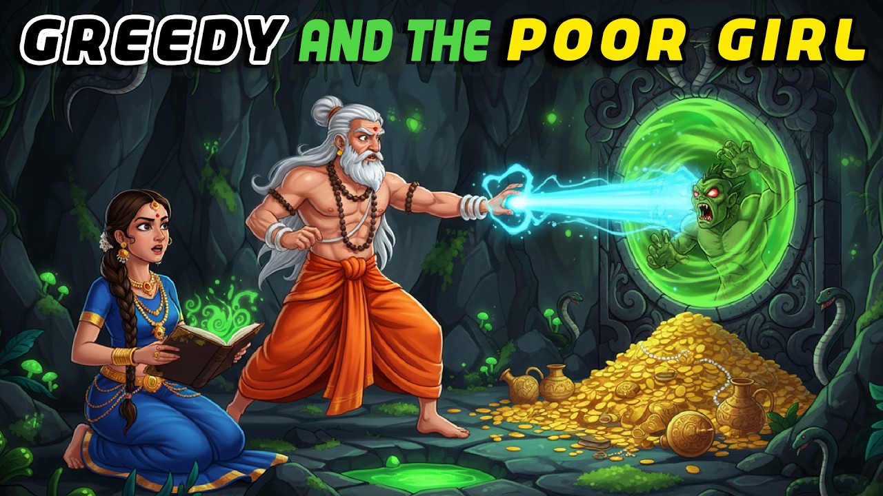 Greedy Girl & Dosa Seller: Moral Village Story 🍽️