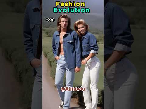 Men's and Women's Fashion evolution 1900 - 2023 #evolution #fashion #ai #artificialintelligence