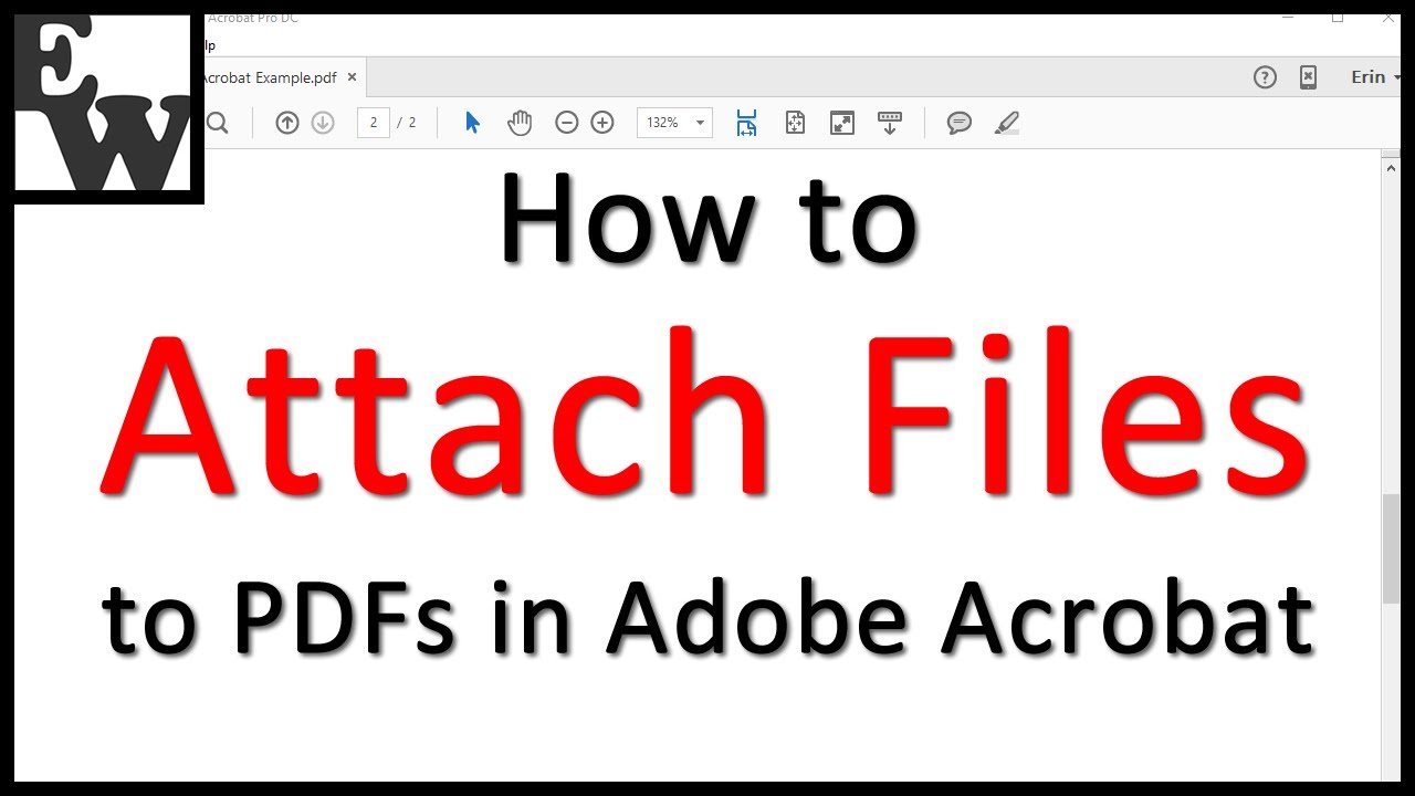 How to Attach Files to PDFs in Adobe Acrobat (Older Interface)