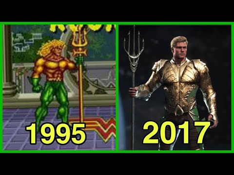Evolution of Aquaman in Video games [1995 - 2018]