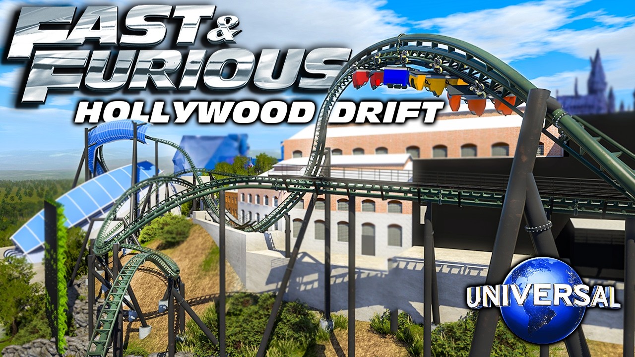Fast & Furious Drifting Coaster at Universal Hollywood 🚗