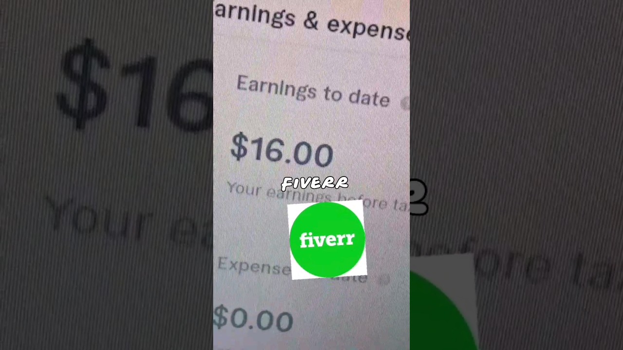 My First Fiverr Order: How I Did It 🚀