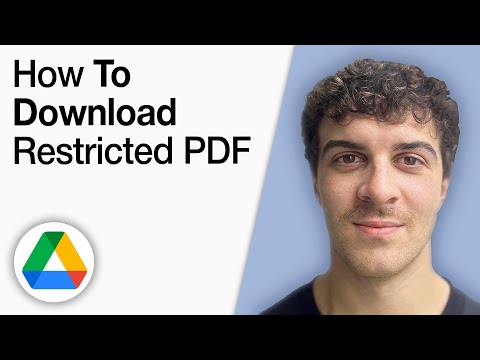 How To Download Google Drive Restricted PDF [2025 Full Guide]