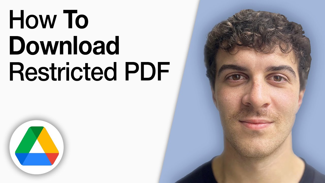 How to Download Restricted PDFs from Google Drive (2025 Complete Guide)