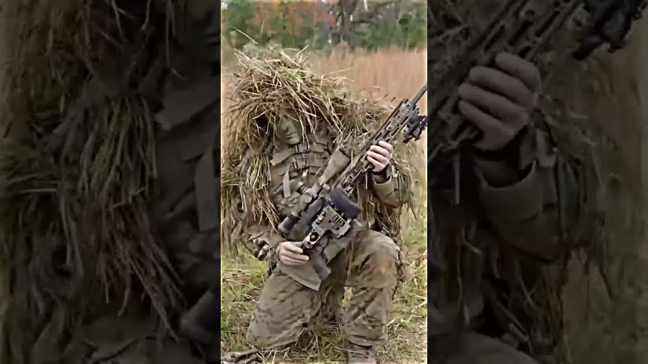 Unbelievable Sniper Disappears in Plain Sight! 😳 #shorts