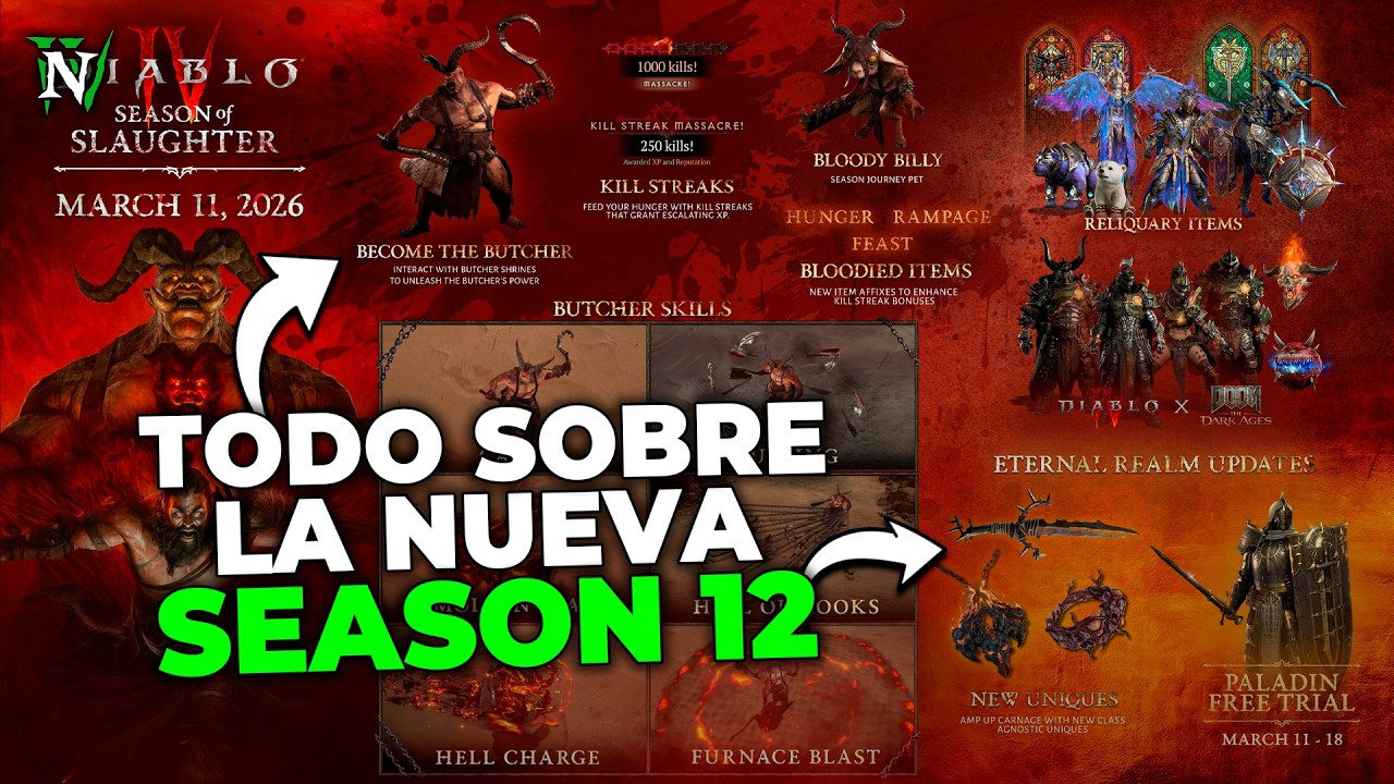 Diablo IV: Guía Completa de la Temporada 12