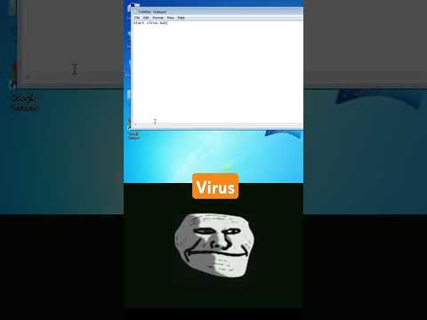 Create Fake Virus using Notepad 🤫#shorts #pc #windows #shortsfeed