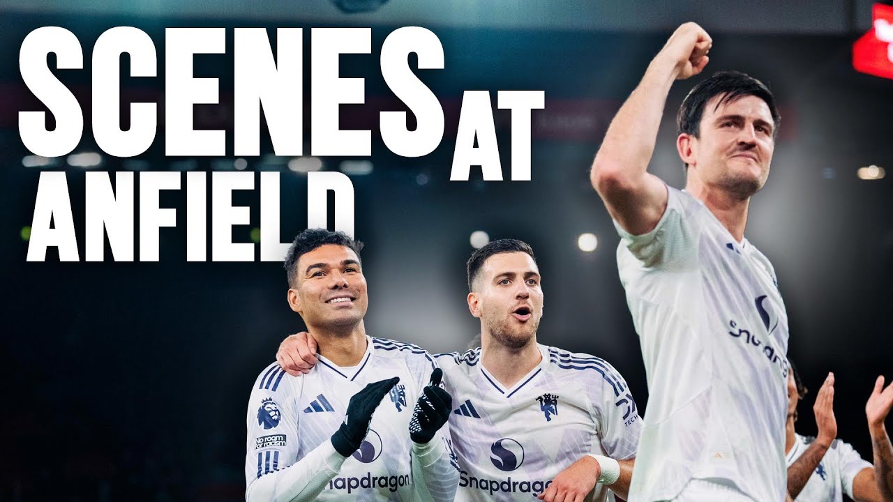 Epic Full-Time Moments at Anfield: Liverpool vs. Manchester United 🤩