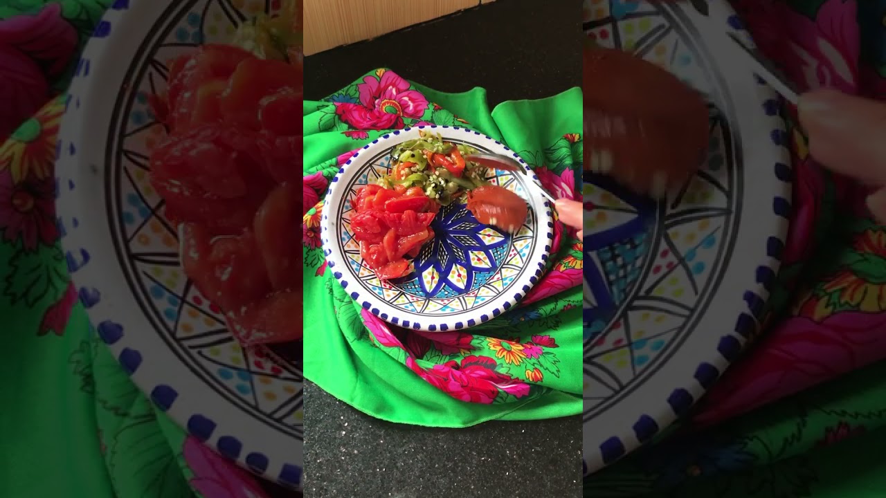 صحن تونسي لذيذ يفتح الشهية 😋