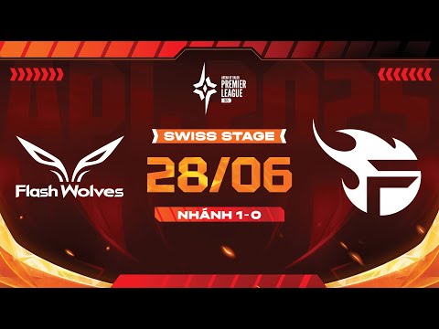 FLASH WOLVES vs FPT X FLASH - SWISS STAGE APL 2025 | NGÀY 28/06
