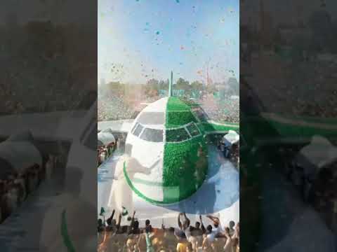 ✈️ World’s Biggest Airplane Cake | Pakistan Flag Independence Day Celebration 🎂🇵🇰