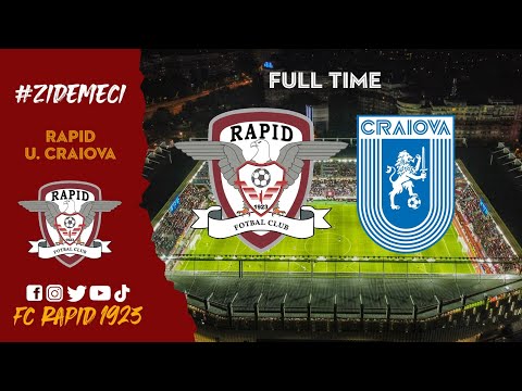 #ZiDeMeci | RAPID - U.CRAIOVA 1-2 (PAUZĂ)