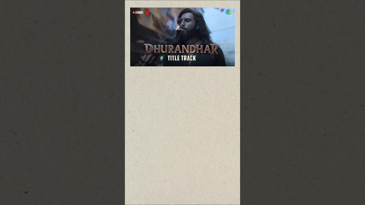 Dhurandhar Title Track Lyrics 🎶 | Ranveer Singh & Hanumankind