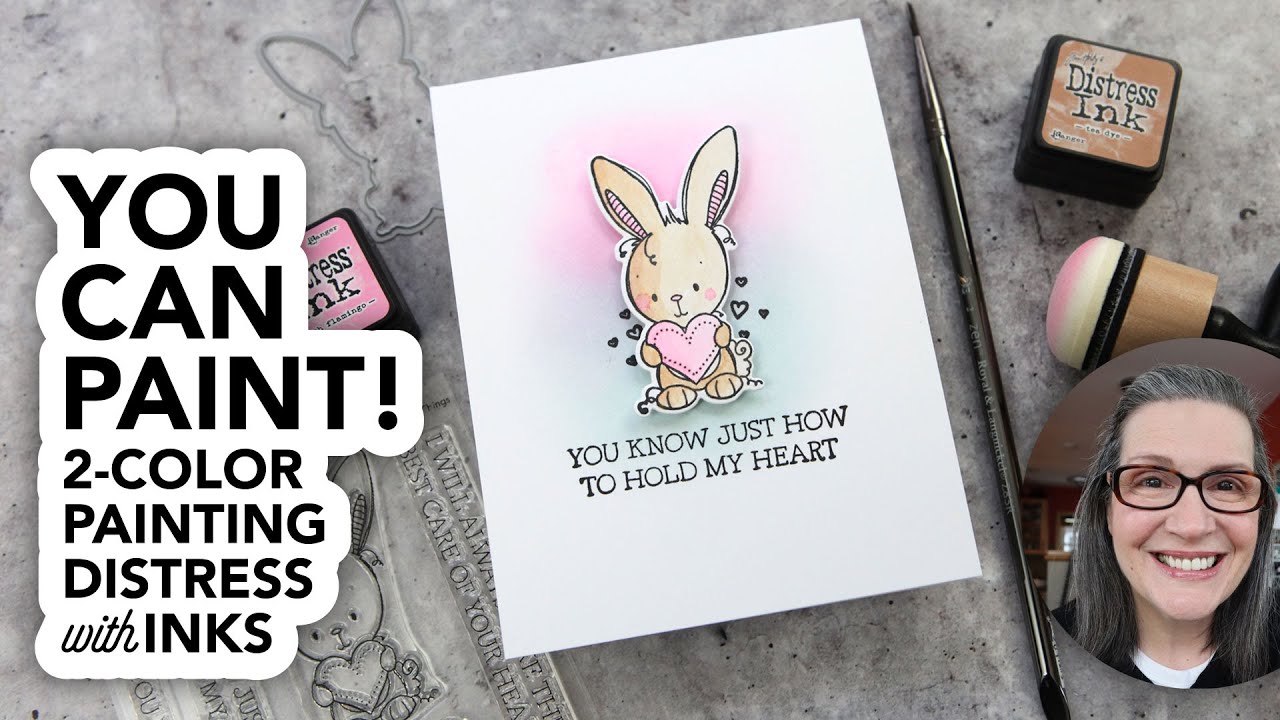 Create Stunning Stamped Art with Just 2 Distress Ink Colors π¨