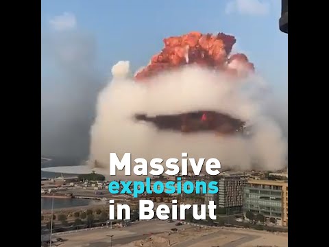 See the Beirut blast from multiple angles.