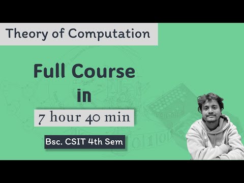 Theory of Computation in One Video | CSIT 4th Sem
