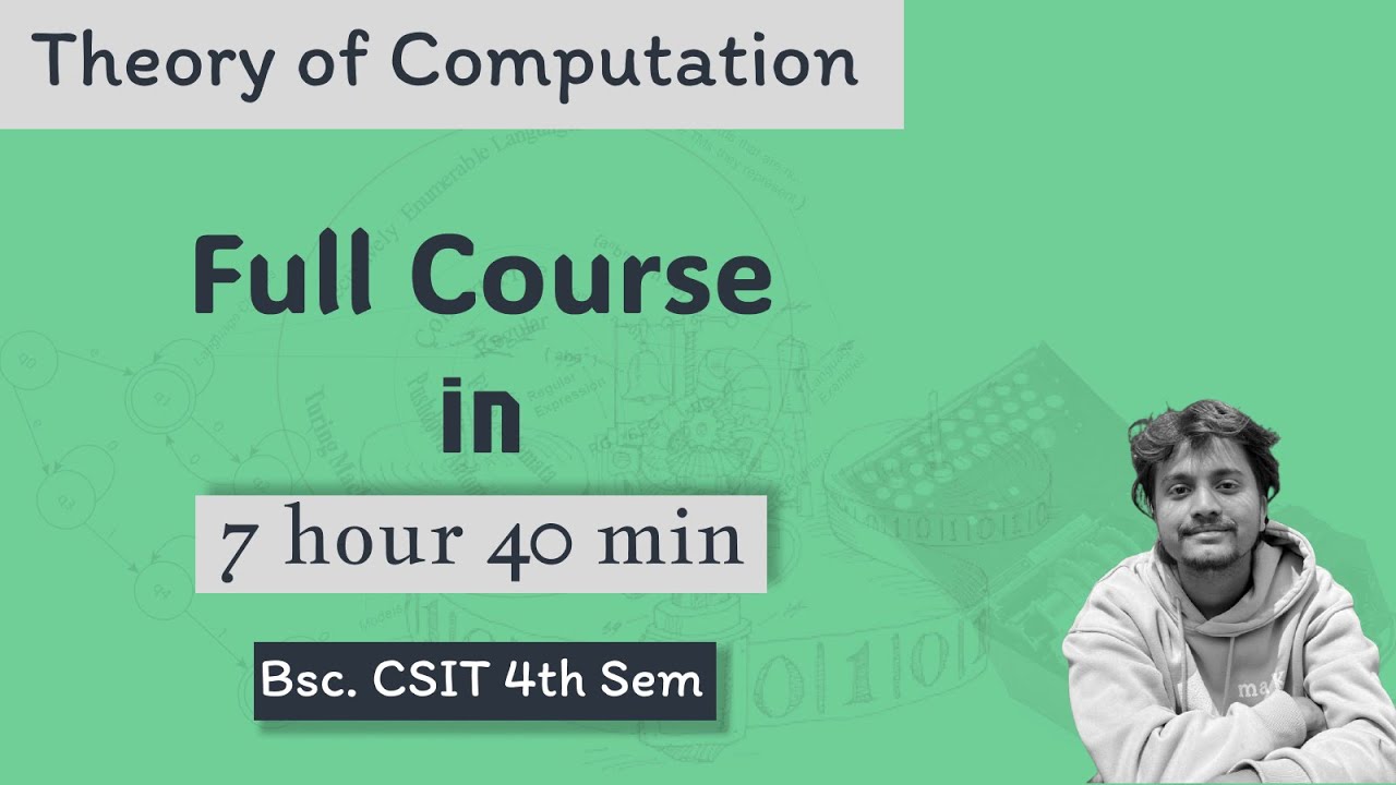 Master the Theory of Computation in Just One Video! | CSIT 4th Sem