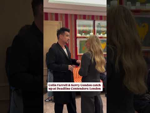 Colin Farrell & Kerry Condon Catch up at the Deadline Contenders: London