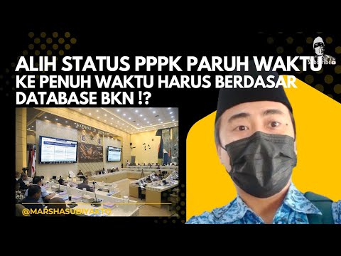 PPPK Paruh Waktu ke Penuh Waktu Berdasarkan Database BKN