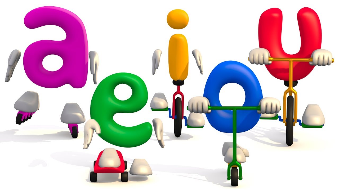 Canción Infantil de las Vocales 🎶 | Aprende las vocales con divertido videoclip