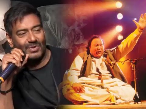 Ajay Devgn TALKING ABOUT Ustad Nusrat Fateh Ali Khan & Anand Bakshi