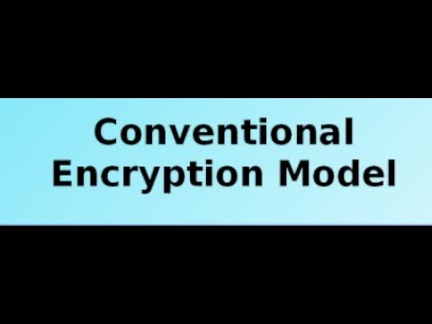 Conventional Encryption & Conventional Encryption Model
