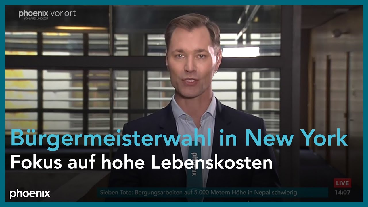 Julius van de Laar im Gespräch über die Bürgermeisterwahl in New York am 04.11.25