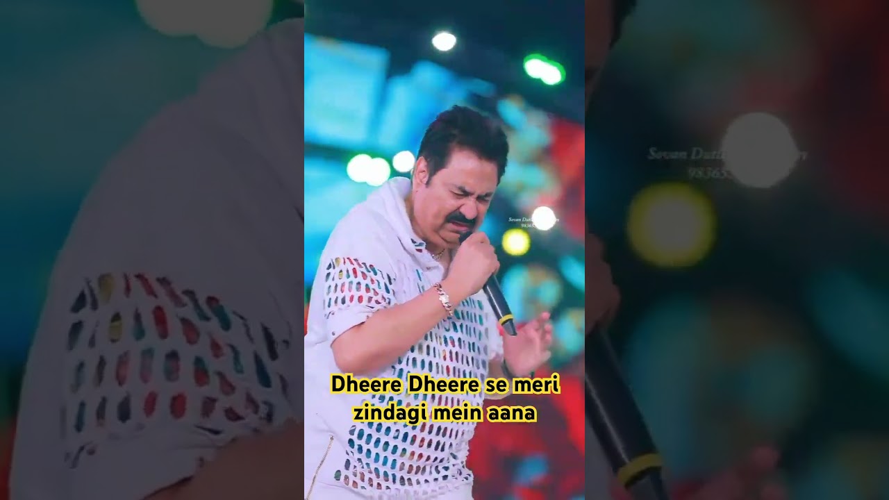 Kumar Sanu Live: Dheere Dheere Se Aana 🎶