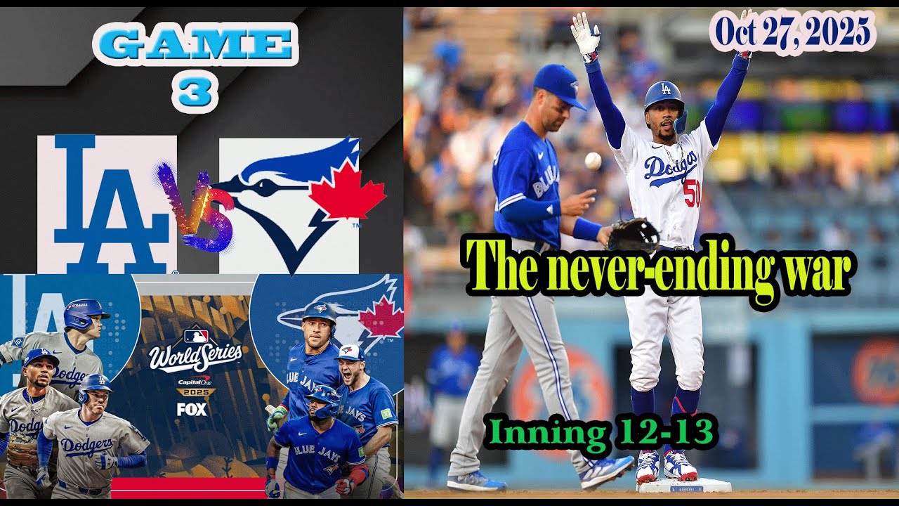 Epic World Series Showdown: Dodgers vs Blue Jays Highlights from Innings 12-13 & More! ⚾️