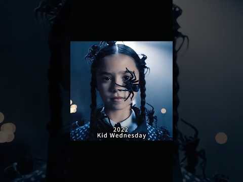 Wednesday Kids Cast 🔥 (before vs after)