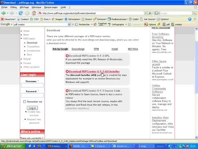 Guide étape par étape pour télécharger et installer PDFCreator