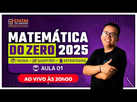 MATEMÁTICA 🧮  DO ZERO | AULA 01 (2025)