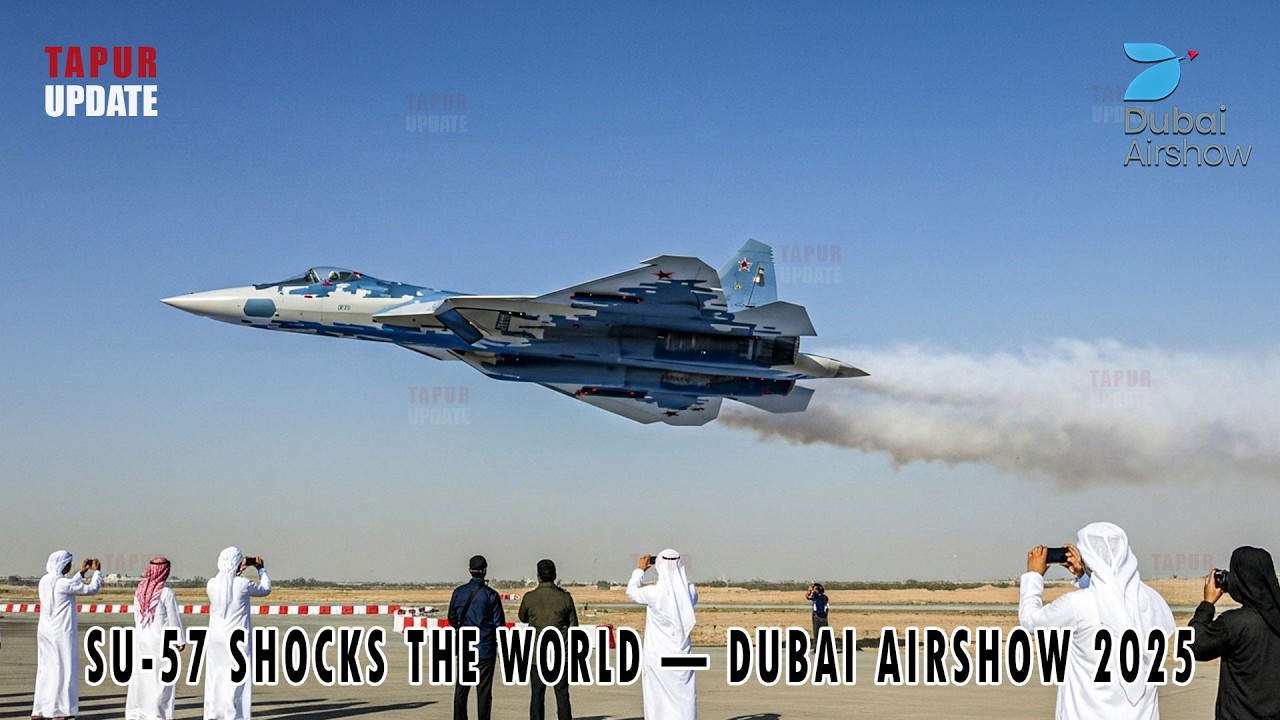 Su-57 Dominates Dubai Airshow 2025 ✈️