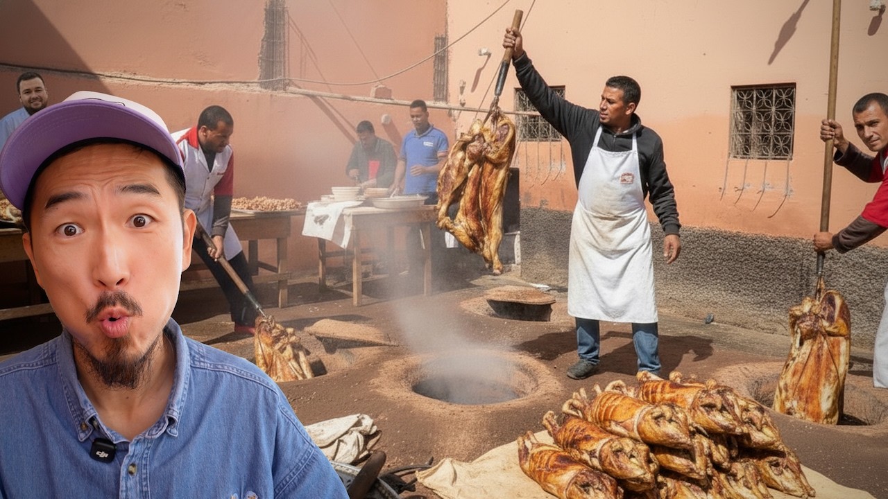 Marrakech Street Food Adventure: Brain, Spleen & Lamb Delights 🍢